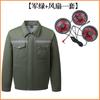 Ropa de Verano con Aire Acondicionado Ropa con Tres Ventiladores Prevención de Insolación y Enfriamiento Ropa de Trabajo para Hombres Sitio de Construcción Prevención de Insolación y Refrigeración Ropa de Protección Laboral