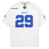 Camiseta Esportiva de Manga Curta com Estampa Digital Estilo Retrô Americano 2026 para Homens e Mulheres, Moda Casual Solta de Nicho, Tendência