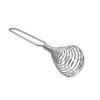 Batidor de Huevos Tipo Empuje de Acero Inoxidable Palo Mezclador para Crema de Huevo Batidora Rotatoria Manual Tipo Empuje para el Hogar