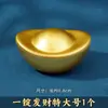 Adorno de Lingote de Oro para Atraer Riqueza, Mini Lingote Sólido de Oro de Arena, Cuenco del Tesoro, Recipiente de Arroz de Latón, Jarra de Cien Bendiciones para Atraer Riqueza, Regalo