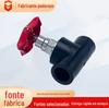 Válvula globo de aço inoxidável espessada registro para tubo de água potável válvula de corte conexões de válvula universais espessadas para tubo de água carcaça de válvula de PE