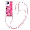 Adecuado para iPhone 15, funda de teléfono, Google 8Pro, funda cruzada con dibujos animados, Xiaomi 13Lite, polvo brillante