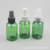 Botella Atomizadora Pequeña de 50ml para Tónico, Botella Atomizadora de Belleza, Botella de Perfume de 50ml, Botella Atomizadora PET Corta y Ancha