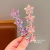 Patch de Testa com Franja Estrela de Cinco Pontas em Formato de Coração para Crianças, Ferramenta de Arrumação de Cabelo Estendida para Meninas e Bebês, Patch de Cabelo Mágico Não Danificante