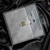 Caderno A5 Business Espessado Conjunto com Caixa de Presente Caderno para Reunião de Escritório Diário Simples com Logo Imprimível