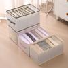 Caja de Almacenamiento de Ropa Tipo Cajón Caja Organizadora de Armario Plegable Lavable Caja Dividida Bolsa de Almacenamiento para Ropa Pantalones