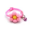 Nuevo Collar de Lazo Flor Gato Collar Perro Suministros para Mascotas Venta Directa de Fábrica Preferido Transfronterizo