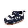 Zapatos Deportivos Nuevos para Bebé, Zapatos de Bebé Sencillos, Casuales y Modernos, de 0 a 1 Año, Zapatos Antideslizantes con Velcro para Niños Pequeños