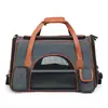 Suministros para mascotas portátiles y transpirables para gatos, plegables para viajes al aire libre, bolsa para gatos de gran capacidad para gatos y perros, transfronterizo