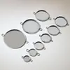 Gema do Tempo Aço Inoxidável 304 Base Dupla para Pendurar 8-30mm Joias DIY Base Acessórios