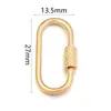 Hebilla de Conexión de Acero Inoxidable Corazón Pequeño Estrella de Cinco Puntas Ovalada Rectangular Galvanizado Conservante del Color Accesorios para Pulsera Collar DIY