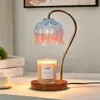 Lâmpada de derreter cera aromaterápica sem chama minimalista transfronteiriça, lâmpada de derreter vela vintage, luz ambiente com dimerização e temporizador, adequada como presente de aniversário ou casamento