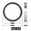 6808Zz/2Rs 61808 Rodamiento Rígido de Bolas de Pared Delgada Rodamiento Reductor Planetario Tamaño del Rodamiento 40*52*7mm