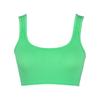 Chaleco Deportivo para Mujer, Tejido Sin Costuras de Alta Elasticidad de Secado Rápido para Fitness Running, Transpirable que Absorbe el Sudor, Estilo Corto Ajustado