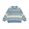 Suéter Wulibu para niñas colección otoño 2026 mezcla de lana cálido transpirable top estilo coreano ropa de moda infantil