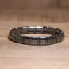 Pulseira Nova Mais Vendida da Amazon, Pulseira de Joia de Pedra de Fel de Ferro, Nova Pulseira Popular de Corda Elástica, Atacado Transfronteiriço