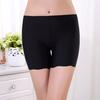 Ropa Interior de Boxer Sin Costuras de Seda de Hielo Genuina Pantalones de Seguridad Antideslizantes para Mujer de Cintura Media de Cinco Puntos Base Shorts 8276