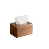 Caixa de Lenços de Aço Inoxidável Rose Gold À Prova d'Água e de Ferrugem Atacado Personalizado Caixa de Armazenamento para Decoração de Mesa