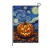 Banderas de Decoración para Jardín de Halloween Estampado Personalizado Calabaza Gato Negro Fantasma Amazon Banderas de Decoración para Patio Exterior