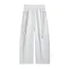 Pantalones Casuales Estilo Americano para Hombre, Estilo Primavera 2025, Pantalones Anchos Holgados Otoño/Invierno, Pantalones Deportivos con Efecto Caído, Pantalones Largos para Hombre