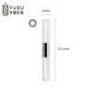 Tubo de Brillo de Labios Bicolor Popular Transfronterizo 1.5ml*2, Material de Copa Redonda Recta Antiadherente, Tubo Vacío de Brillo de Labios de Doble Efecto de Larga Duración al por Mayor