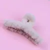 Grampo de cabelo preto tipo garra tamanho grande e médio pequeno feito à mão DIY grampo de cabelo simples Coringa placa de cabeça clipe tubarão de cabelo atacado