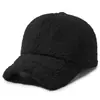 Gorras unisex de otoño e invierno, gorras de béisbol lisas casuales para exteriores, nuevos estilos cálidos de algodón y lana de cordero, diseños de gorras transfronterizos
