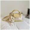Comercio Exterior Transfronterizo 2026 Moda Estilo Coreano Nicho Bloques de Color Elegante Simple Bolso de Mano para el Trabajo Bolso Cruzado al Hombro Bolso para Mujer