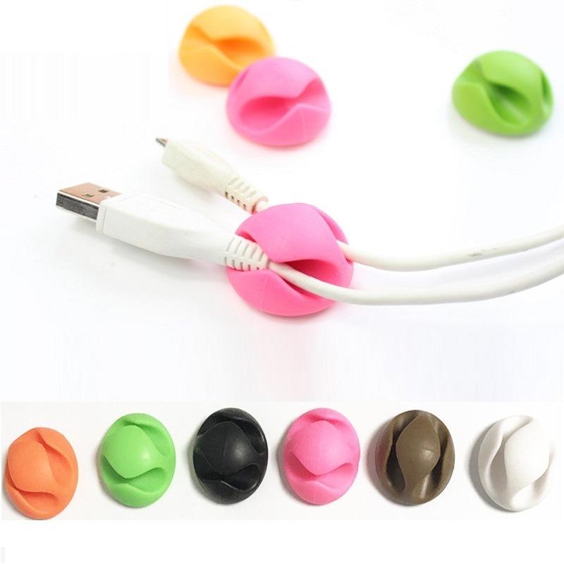 Clip-redondo-de-Cable-de-tel-f