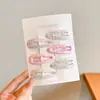 Pinza para el Cabello con Flequillo Minimalista Negro de Verano para Mujer 2026 Nuevo Estilo Pinza para Flequillo Lateral Accesorio para el Cabello en la Parte Posterior de la Cabeza