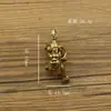Pingente de chaveiro de carro Ruyi Kirin de latão ornamentos de cobre pequenos ornamentos