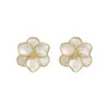 Pendientes pequeños de pétalos estilo fragante 2022 nuevo diseño de nicho de moda pendientes de alto sentido para mujer pendientes con pasador de plata 925
