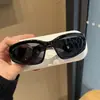Gafas de Ciclismo Plateadas Futuristas Cyberpunk Estilo Y2K Gafas de Sol Modernas Estilo Milenial Gafas de Sol Protectoras Solares de Moda Transfronterizas
