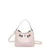 Nova Bolsa Fashionável Primavera/Verão 2026 Cor Sólida Simples Bolsa Personalizada Mãe-Filha Estilo Retrô Bolsa Transversal