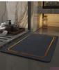 Felpudo antideslizante para baño, alfombra de barro de diatomeas, absorbente, de secado rápido