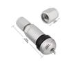 Válvula tubeless de aleación de aluminio para llanta de coche, a prueba de explosiones, fondo redondo 525TPMS, válvula CNC de alta calidad