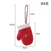 Decorações de Natal Criativas Novas, Acessórios de Feltro de Lã para Uso Doméstico em Festas, Pequenos Enfeites Pendurados, Acessórios de Desenho Animado em Tecido