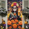 Banners, Cortinas de Porta e Várias Decorações Temáticas de Fantasma de Terror de Halloween Transfronteiriças Personalizadas de Bruxa para Cenas Internas e Externas