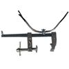 Suporte de vara para pesca de jangada de metal suporte de vara de jangada ajustável suporte de vara de bambu suporte de vara para pesca em canoa pesca em mar com clipe de pé Suporte de vara Suporte de vara de ponte
