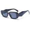 Nuevas gafas de sol de pierna ancha irregulares de moda europeas y americanas personalizadas Street shooting pasarela gafas de sol para hombres y mujeres gafas cuadradas para conducir