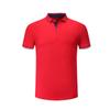 Camisa polo manga curta masculina high-end lapela negócios bordado logotipo impresso impressão de trabalho roupas de grupo camisa cultural