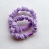 Botón plano de hilo para el intestino delgado, círculo para el cabello, malla de color claro, pequeña flor, cuerda para la cabeza, accesorios para el cabello, correa de goma plisada de alta elasticidad