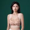 Chaleco de encaje de seda de hielo estilo copa fija sin aro de acero push up de una pieza belleza espalda tubo superior ropa interior para mujeres de talla grande pecho envuelto sin costuras