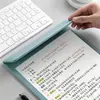 Bloco de notas A4, bloco de documentos, prancheta de arquivo em couro PU, material de escritório para hotel, pasta de conferência, atacado, magnético, personalizável