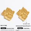 Brincos de ouro 18K galvanizados de aço inoxidável transfronteiriços Advanced Sense Brincos INS Estilo Leve Luxo Verão Feminino Aço Titânio Não Desbota