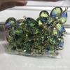 Moda Cristal de Tierras Raras 10*14mm Fondo Plano Gota de Agua Colgante Individual Tendencia Accesorios para Joyería DIY Materiales Hechos a Mano