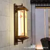 Nudo Chino Solar de Pared Nueva Casa Chinoiserie Casa Autoconstruida Exterior Impermeable Luz para Puerta de Patio Luz de Pared de Casa Autoconstruida