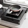 Prateleira de Armazenamento para Cozinha Tampa de Fogão a Gás de Aço Carbono Utensílios de Cozinha Suporte para Tampo de Fogão a Gás Fogão de Indução Prateleira de Bancada
