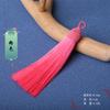 Tapa Roscada Borla Flecos Anillo de Tirar Pequeño Marcador de Libros DIY Colgante de Bolsita Accesorios para Ropa Estilo Étnico