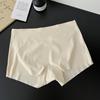 Doutrina de uso real ~ calça legging curta calça de segurança anti-corrida leve não enrola seda gelada sem costura cueca boxer bumbum de pêssego